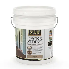 82115 Zar Coating/stain 5-gal. Exterior Deck Siding Tintable Solid Color High Tea