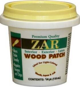 Zar 832548 6 Pack - Latex Wood Patch Neutral Interior/exterior 1/2 Pt