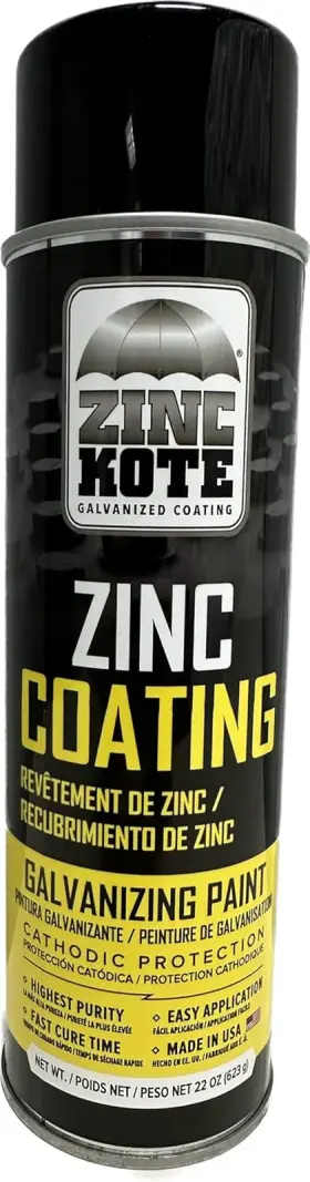 Zk20-22-1 Zinc Kote Galvanized Coating Cold Galv Aerosol Spray - 22oz Can Paint/coating Steel Protection
