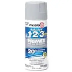 293740 Zinsser 12345 Bulls Eye 1-2-3 Plus 13 Oz. Gray Interior/exterior Primer Spray