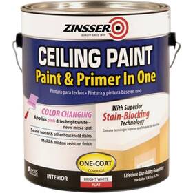 Zinsser 260967 Rust-oleum Ceiling Paint Gallon - Bright White Low Voc Latex