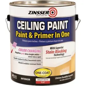 260967 Zinsser Rust-oleum Ceiling Paint Gallon - Bright White Low Voc Latex