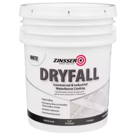 293234 Zinsser Basement Waterproofing Paint 5-gal Waterbourne Dry Fall White Coating