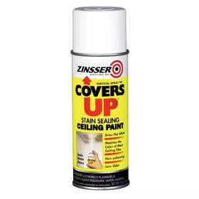 Zinsser 313028089040 Covers Up 13 Oz. White Ceiling Spray Paint And Primer In One 6-pack