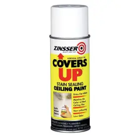 Zinsser 313115251213 Covers Up 13 Oz. White Ceiling Spray Paint And Primer In One 6-pack