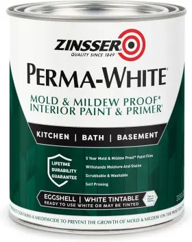 A626zzsv8 Zinsser 02774 Perma-white Mold And Mildew Proof Interior Paint Quart Eggshell