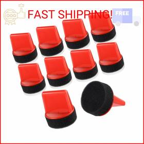 Zjoey 706859464726 10 Pcs Shine Shoes Sponge Applicators Foam Dauber Shoe Polish Applicator Brush L