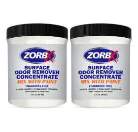 Zorbx 851169071154 3 Oz Concentrate Surface Odor Remover Paint Additive - Mix 2 Jar In 4 Gallons