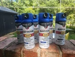 Case Of Can Rust-oleum Satin Custom 5 Enamel Spray Paint Saphire 376881 New. Price: $51.95.