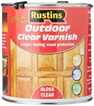 Rustins EAVG1000 1L Outdoor Varnish Gloss - Clear New. Price: $36.50.