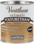 2QT Varathane Oil-based Ultimate Polyurethane, Quart, Clear Semi-gloss Finish New. Price: $48.88.
