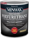 Minwax Fast Drying Polyurethane Protective Wood Finish, Clear Semi-gloss, 1 Quar New. Price: $21.34.