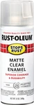 285093 Stops Rust Spray Paint, 12 Oz, Matte Clear New. Price: $14.85.