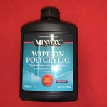 Minwax 40917 Pint Water Based Clear Satin Wipe On Polycrylic Polyurethane Finish New. Price: $19.85.