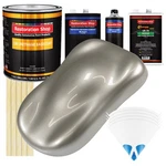 Bright Silver Metallic Gallon Urethane Basecoat Clearcoat Car Auto Paint Kit New. Price: $353.99.