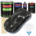 Black Metallic Voc Slow 1 Gallon Auto Paint Kit Urethane Basecoat Clearcoat New. Price: $400.99.
