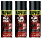 Raptor 4942 Flameproof Flat Black High-temp Paint (10 Oz) (3 Pack) New. Price: $80.24.