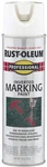 Rust Oleum Professional Inverted Marking Spray Paint 15 Fl Oz White Pack New. Price: $15.69.