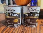 2PK- Varathane Oil-based One Step Satin Polyurethane + Stain Mahogany 8OZ New. Price: $29.99.