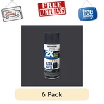 (6 Pack) Rust-oleum, Slate Ultra Matte Spray Paint, 2X Cover, Paint+primer New. Price: $33.99.