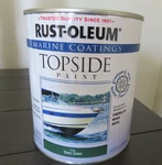 Rust-oleum Topside Paint Deep Green Color #207007 Marine Coating. Quart 32 Fl Oz New. Price: $25.00.