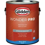 Glidden Wonderpro Interior/exterior Semi-gloss Paint, Midtone Base, 1 Gal. New. Price: $36.88.