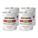 Rust-oleum 7792504-4PK Stops Brush On Paint, Quart, Gloss White, (pack O... New. Price: $74.19.