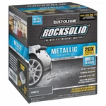 Rust-oleum 299743 Rocksolid Metallic Floor Coating Gunmetal 70OZ Kit New. Price: $269.44.