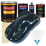 Dark Midnight Blue Pearl Gallon Urethane Basecoat Clearcoat Car Auto Paint Kit New. Price: $377.99.