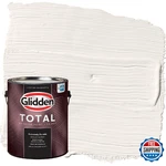 Glidden Total 1 Gallon White Satin Exterior Paint & Primer New. Price: $86.21.