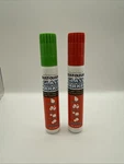 Rust-oleum Glass Marker Red And Green Christmas Decor Indoor/outdoor Window Car New. Price: $9.69.