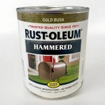 Rust-oleum Gold Rush 7210502 Stops Hammered Finish Paint, Quart, 32 Fl Oz New. Price: $40.00.