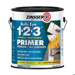 Zinsser Bulls Eye 1-2-3 Water Based Primer, White, Gal. 2001 New. Price: $43.70.