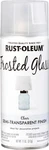 Rust-oleum 342600 Frosted Glass Spray Paint, 11 Oz, New. Price: $8.84.