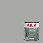 Latex Floor Paint Low Lustre Enamel Porch Patio Interior Exterior 1G Kilz Silver New. Price: $59.99.