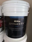 Behr Dynasty 5 Gal Ultra Pure White Satin Interior Stain Blocking Paint & Primer New. Price: $199.99.