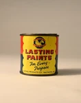 Lasting Paints Can Advertising Small Coin Bank Baltimore Maryland Used. Price: $32.00.
