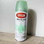 Krylon Sea Glass Spray Paint, Foam, K09055007 New 12 Ounce Can Discontinued. Price: $22.95.