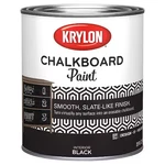 Krylon K05223007 Interior Paint, Smooth, Water Base, Black, 1 Qt New. Price: $21.19.
