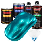 Teal Green Metallic Quart Urethane Basecoat Clearcoat Car Auto Body Paint Kit New. Price: $188.99.