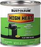 Rust-oleum 7778730 High Heat Brush Protective Enamel Paint, Half Pint, Flat Bbq New. Price: $21.89.