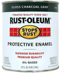 Protective Paint Stops Rust Indoor And Outdoor Gloss Charcoal Gray Oil-based 1 Q New. Price: $27.68.
