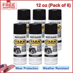 Rust-oleum 280123-6PK Farm & Implement Spray Paint, 12OZ,GLOSS Black (pack Of 6) New. Price: $59.08.
