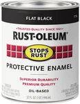 Rust-oleum 7776502 Protective Enamel Paint Stops Rust, 32-OUNCE, Flat Black, 1 Q New. Price: $22.40.