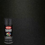 Krylon Fusion All-in-one Paint & Primer Metallic Black, 12 Oz. (2790) Fs Open. Price: $17.00.