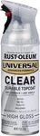 302110 Universal All Surface Clear Topcoat Spray, Oz, High Gloss New. Price: $29.43.
