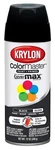 Krylon K05160107 Colormaster Paint + Primer - Gloss Black 12 Oz. Indoor/outdoor New. Price: $15.90.