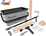 18 Inch Paint Roller Kit With Extensiopn Pole To 3.2 Ft Bucket W/liners New. Price: $202.04.