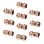 Viega Propress 1/2 In. Copper Slip Coupling Fitting 10-PACK New. Price: $40.00.