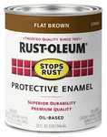 Rust-oleum Stops Protective Enamel Paint 32 Oz Flat Brown Durable Coa... New. Price: $24.49.
